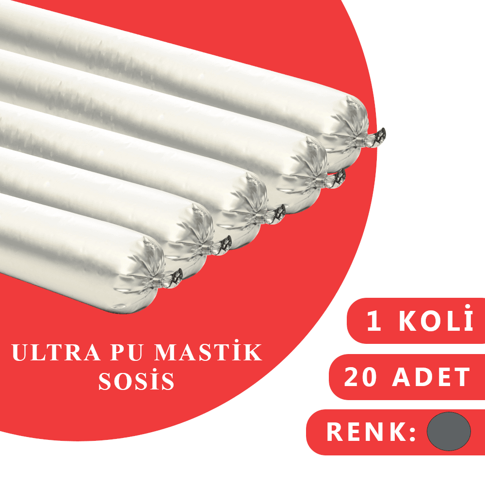 İSTWELD PU ULTRA SOSİS MASTİK  GRİ  600 ML